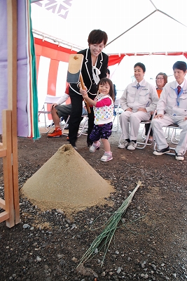 福岡市南区高木03 注文住宅建築現場リポート① ~地鎮祭~