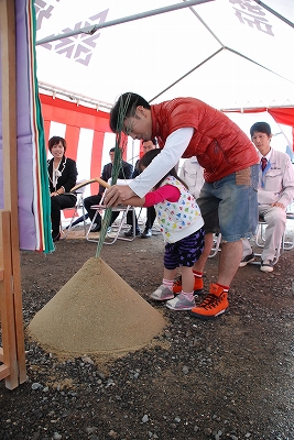 福岡市南区高木03 注文住宅建築現場リポート① ~地鎮祭~