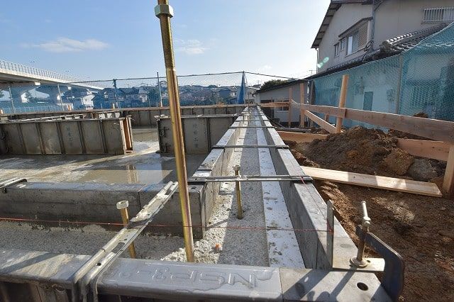 「福岡市南区12」注文住宅現場リポート③【基礎工事】【立ち上がりコン】