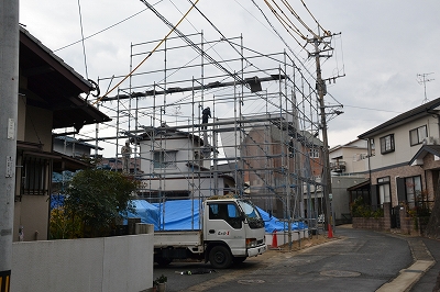 福岡市城南区七隈01　注文住宅建築現場リポート⑤