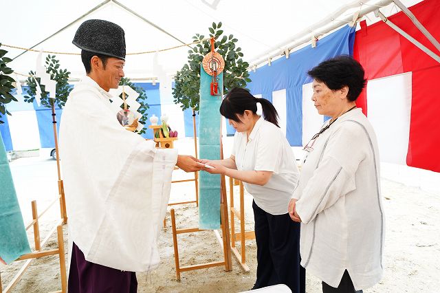 福岡県筑紫野市06　注文住宅建築現場リポート①　～地鎮祭～