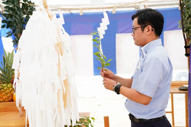 「筑紫野市06」注文住宅現場リポート①【地鎮祭】