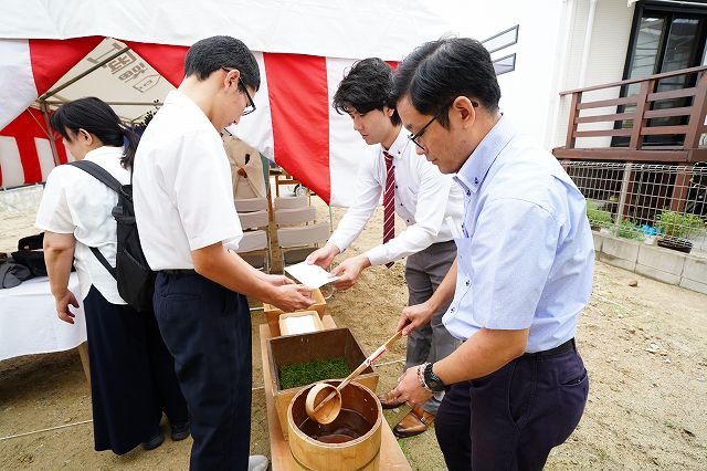 福岡県筑紫野市06　注文住宅建築現場リポート①　～地鎮祭～