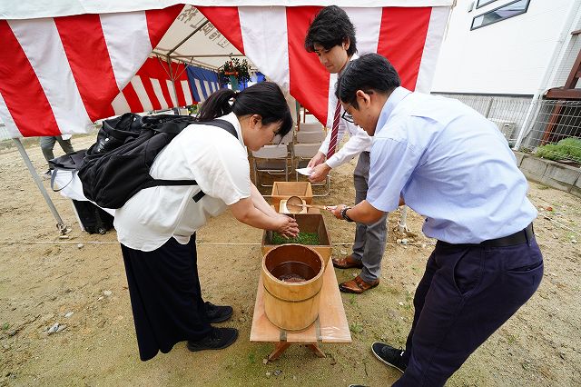 福岡県筑紫野市06　注文住宅建築現場リポート①　～地鎮祭～