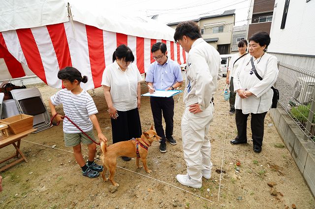 福岡県筑紫野市06　注文住宅建築現場リポート①　～地鎮祭～