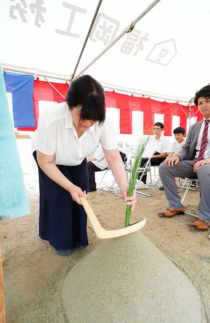 福岡県筑紫野市06　注文住宅建築現場リポート①　～地鎮祭～