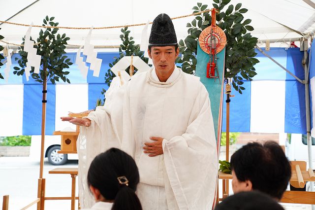 福岡県筑紫野市06　注文住宅建築現場リポート①　～地鎮祭～