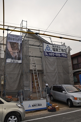 福岡市南区中尾01　注文住宅建築現場リポート⑪