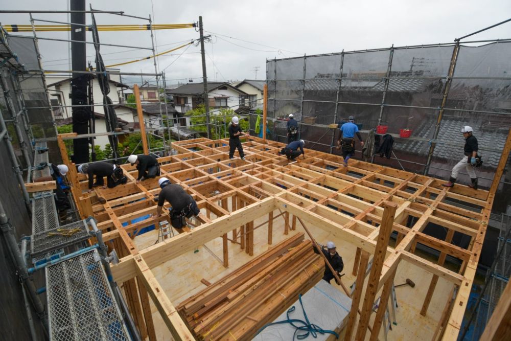 「福岡市西区04」注文住宅現場リポート②【上棟式】