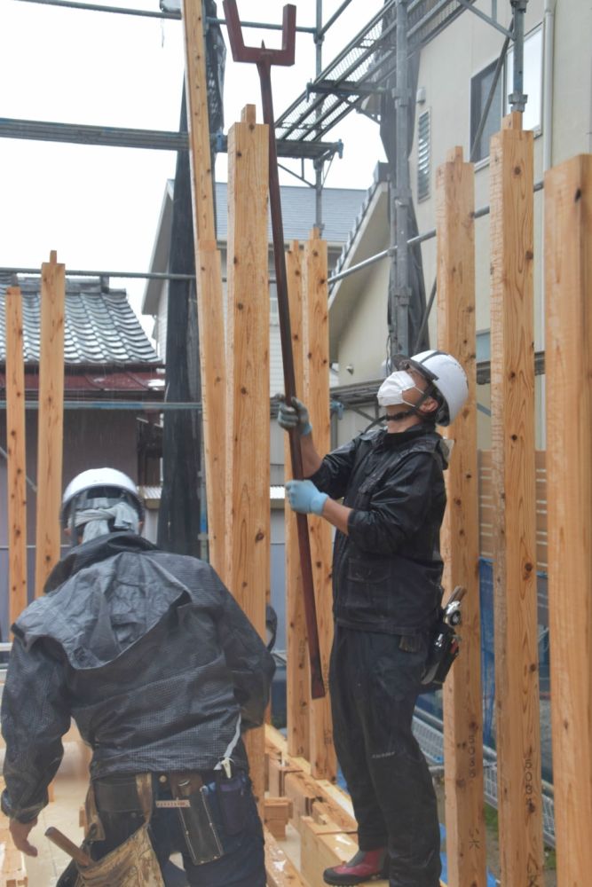 福岡市西区04　注文住宅建築現場リポート②　～上棟式～