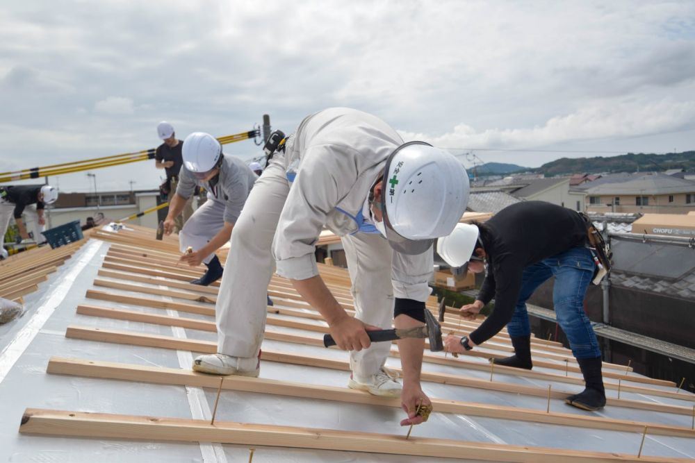 福岡市西区04　注文住宅建築現場リポート②　～上棟式～