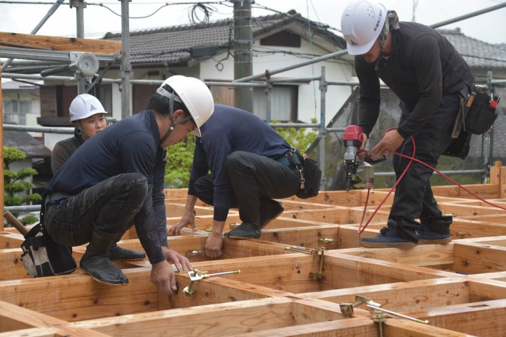 福岡市西区04　注文住宅建築現場リポート②　～上棟式～