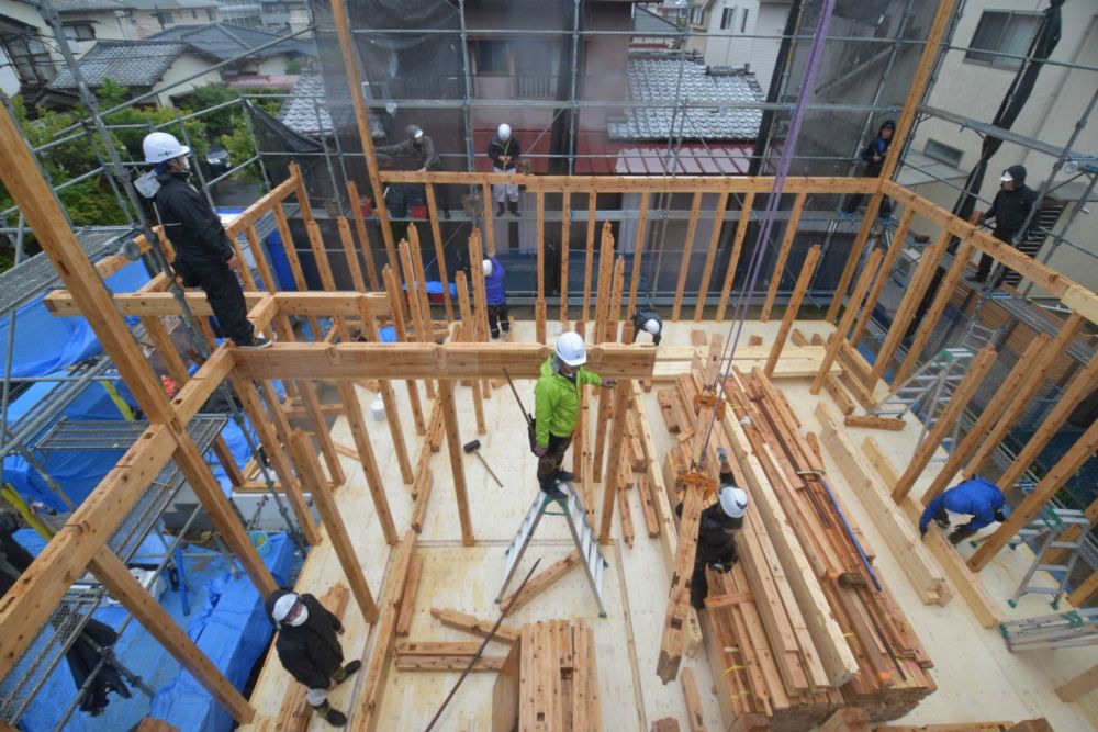 「福岡市西区04」注文住宅現場リポート②【上棟式】