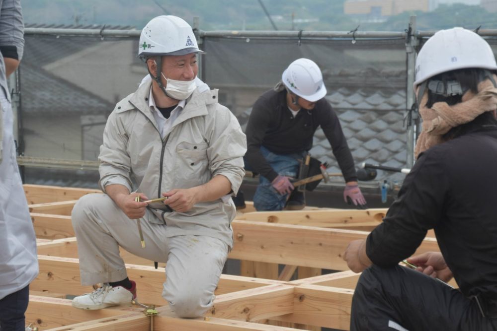 福岡市西区04　注文住宅建築現場リポート②　～上棟式～