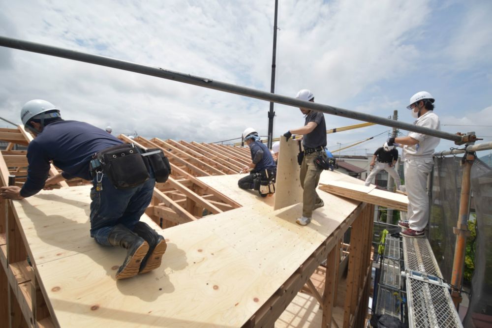 福岡市西区04　注文住宅建築現場リポート②　～上棟式～