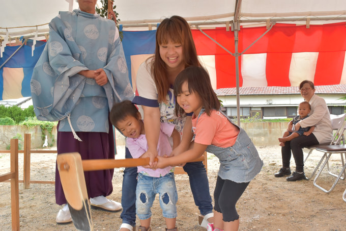 福岡県福津市宮司01　注文住宅建築現場リポート①　～地鎮祭～