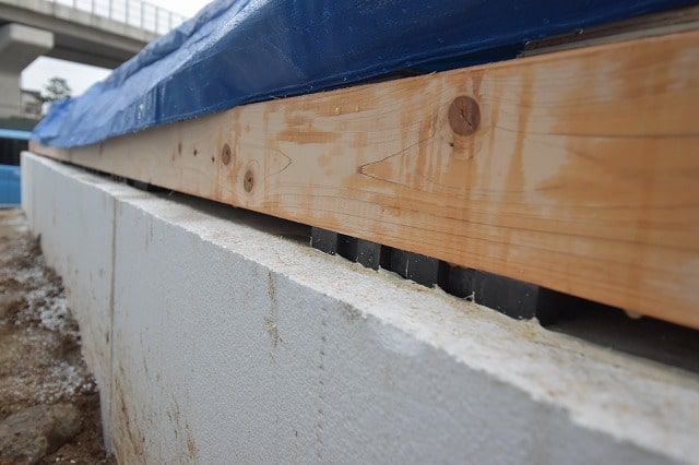 「福岡市南区12」注文住宅現場リポート④【木工事】【土台敷き】