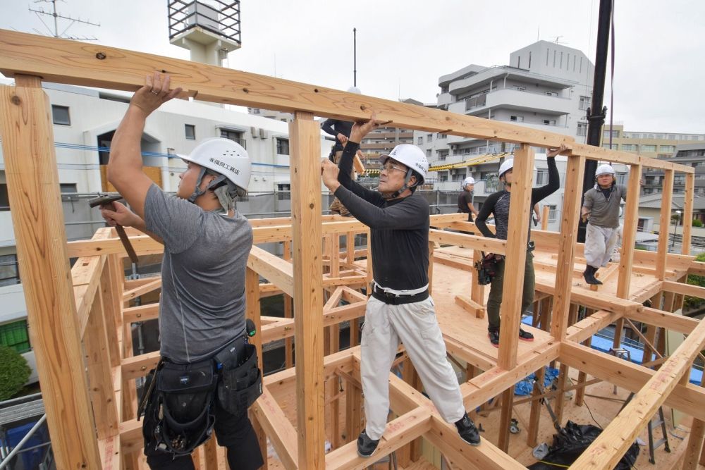 福岡市南区19　注文住宅建築現場リポート⑤　～上棟式～