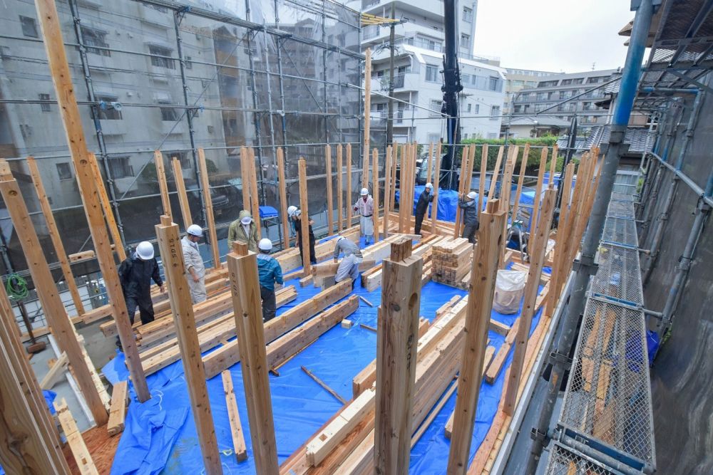 福岡市南区19　注文住宅建築現場リポート⑤　～上棟式～