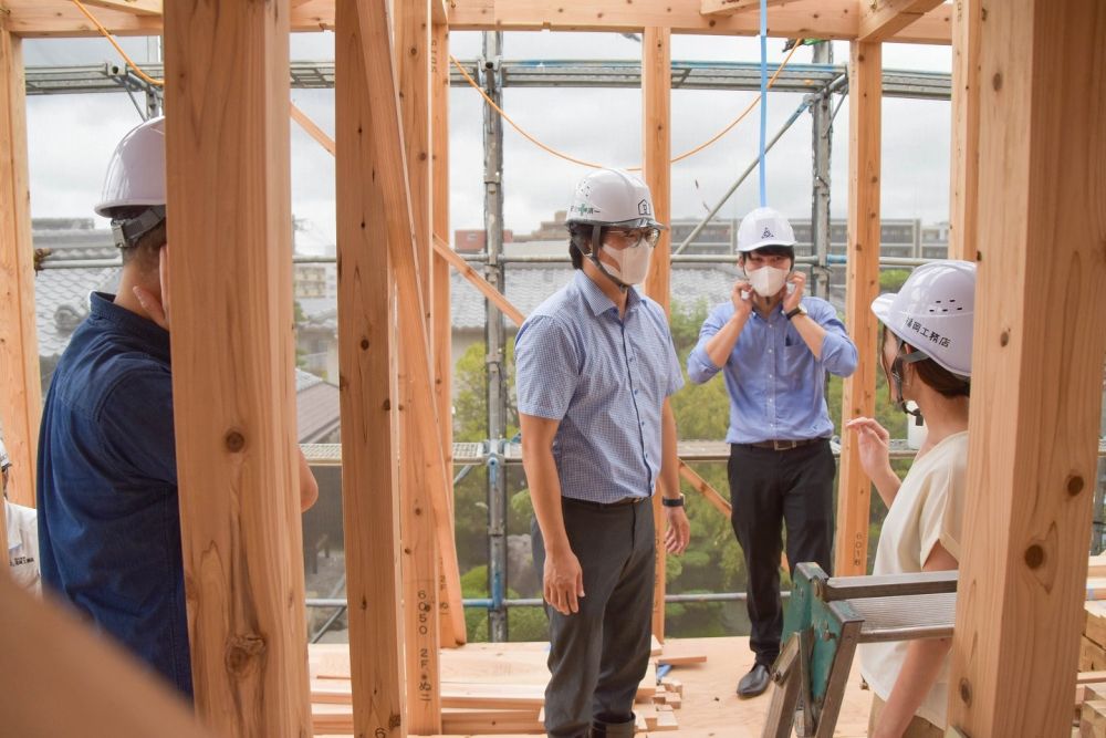 福岡市南区19　注文住宅建築現場リポート⑤　～上棟式～