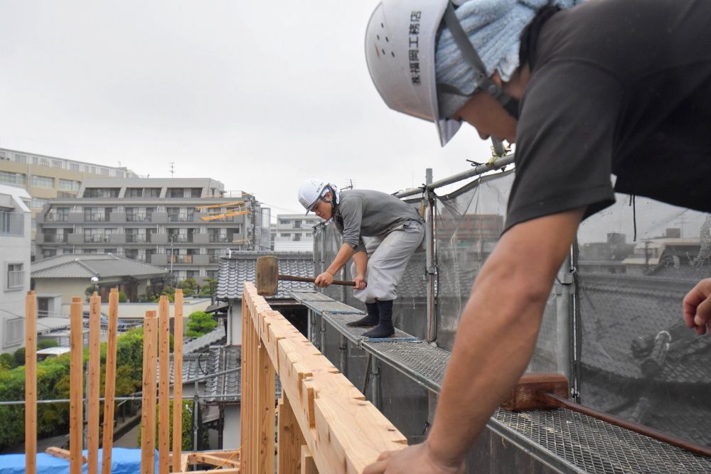 福岡市南区19　注文住宅建築現場リポート⑤　～上棟式～