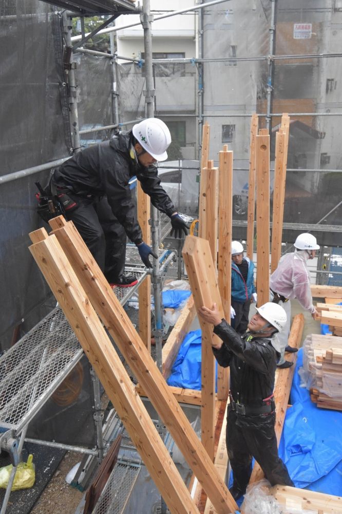 福岡市南区19　注文住宅建築現場リポート⑤　～上棟式～