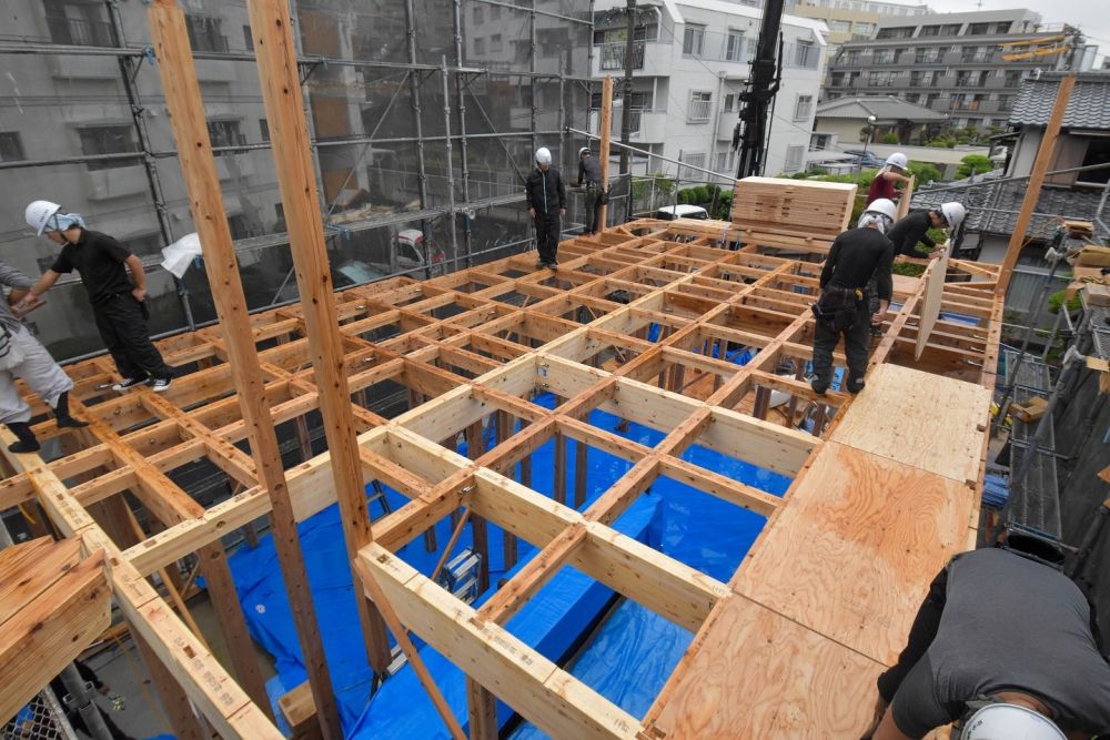 「福岡市南区19」注文住宅現場リポート⑤【上棟式】