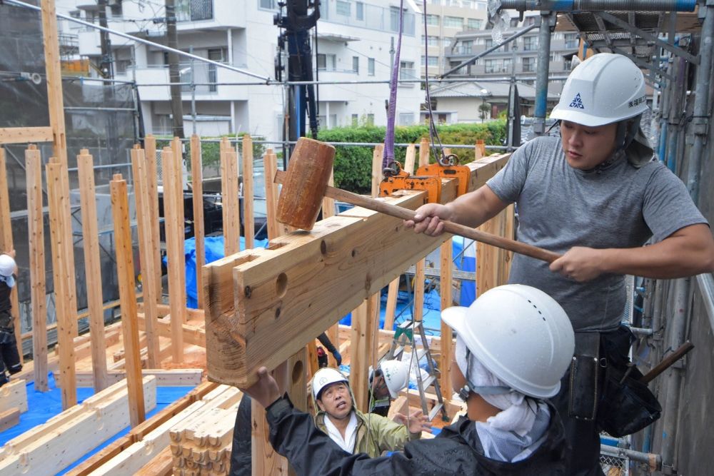 福岡市南区19　注文住宅建築現場リポート⑤　～上棟式～