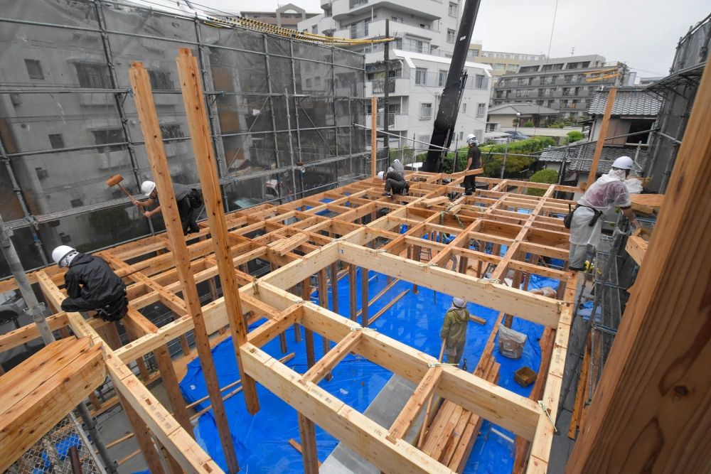 「福岡市南区19」注文住宅現場リポート⑤【上棟式】