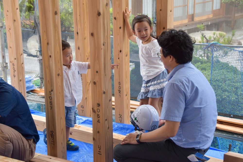 福岡市南区19　注文住宅建築現場リポート⑤　～上棟式～