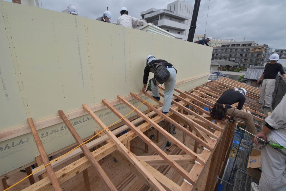 福岡市南区19　注文住宅建築現場リポート⑤　～上棟式～