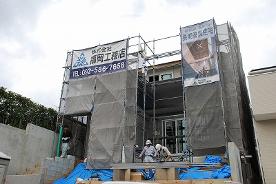 福岡市南区和田03　注文住宅建築現場リポート⑨