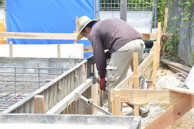 「福岡市南区老司02」注文住宅現場リポート③【基礎工事】【型枠】
