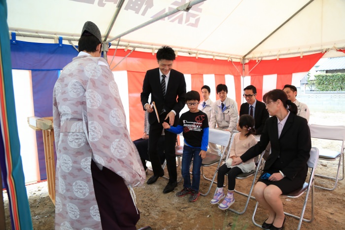 福岡県宗像市01　注文住宅建築現場リポート①　～地鎮祭～