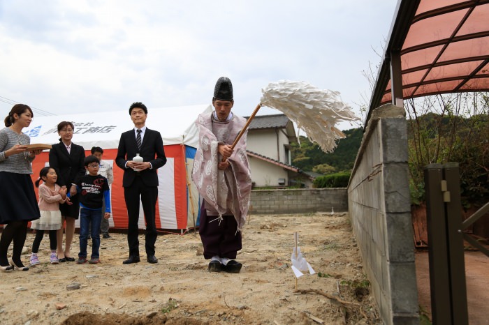 福岡県宗像市01　注文住宅建築現場リポート①　～地鎮祭～