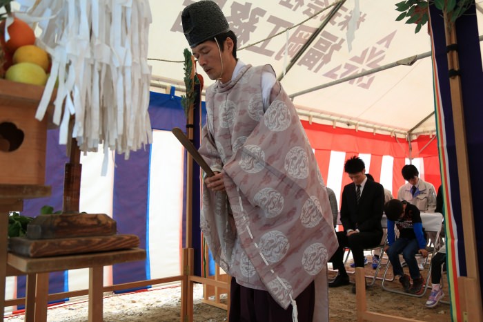 福岡県宗像市01　注文住宅建築現場リポート①　～地鎮祭～