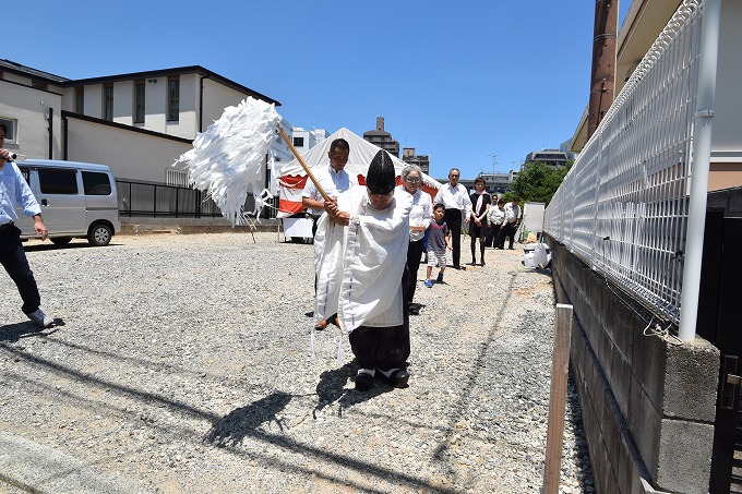 福岡市南区11　注文住宅建築現場リポート①　～地鎮祭～