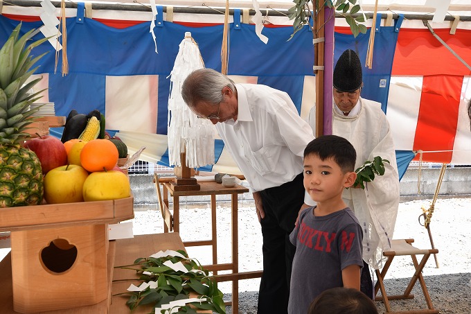 福岡市南区11　注文住宅建築現場リポート①　～地鎮祭～