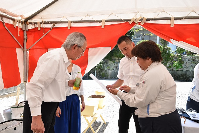 福岡市南区11　注文住宅建築現場リポート①　～地鎮祭～