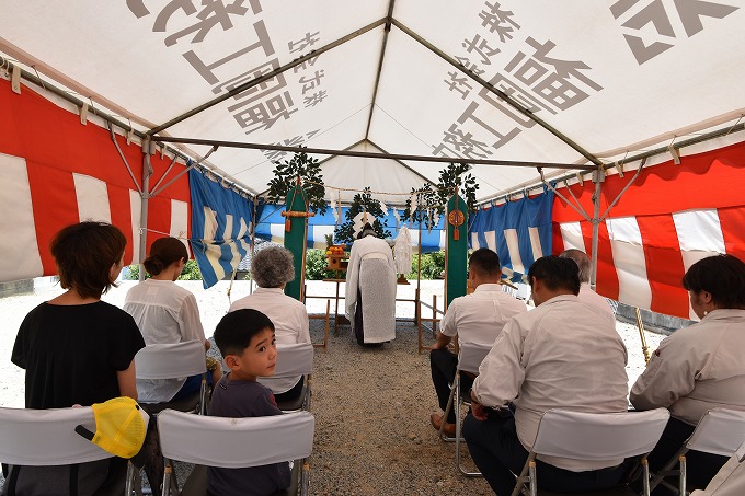 福岡市南区11　注文住宅建築現場リポート①　～地鎮祭～