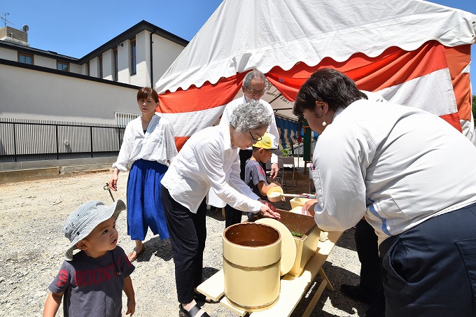 福岡市南区11　注文住宅建築現場リポート①　～地鎮祭～