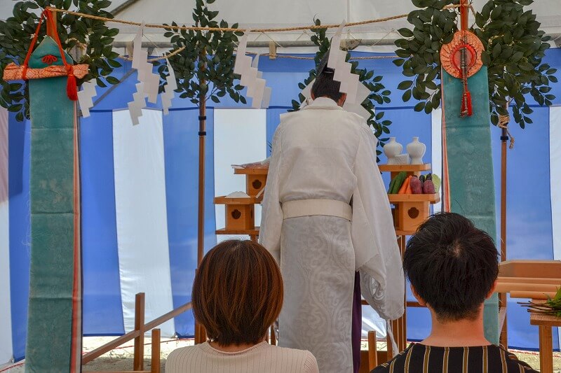 「福岡市城南区02」注文住宅現場リポート①【地鎮祭】