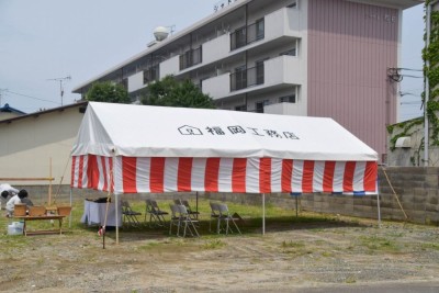 福岡県糟屋郡04　注文住宅建築現場リポート①　～地鎮祭～