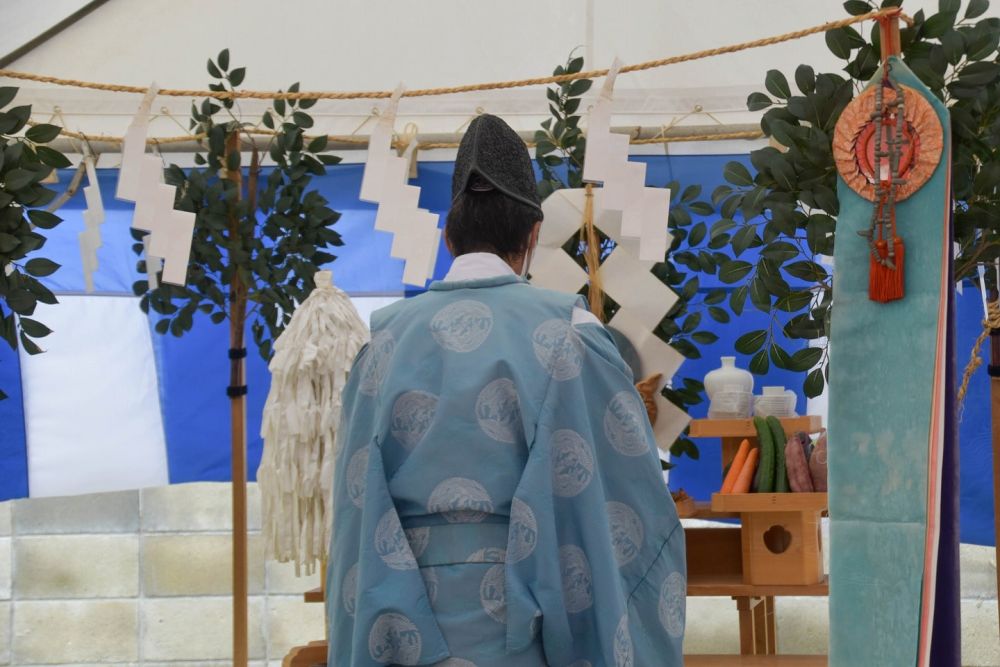 「糟屋郡04」注文住宅現場リポート①【地鎮祭】
