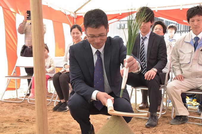 福岡県宗像市田熊01　注文住宅建築現場リポート①　～地鎮祭～