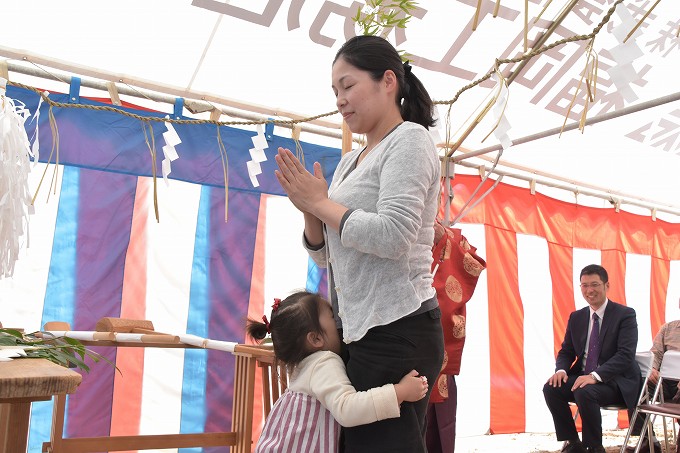 「宗像市田熊01」注文住宅現場リポート①【地鎮祭】