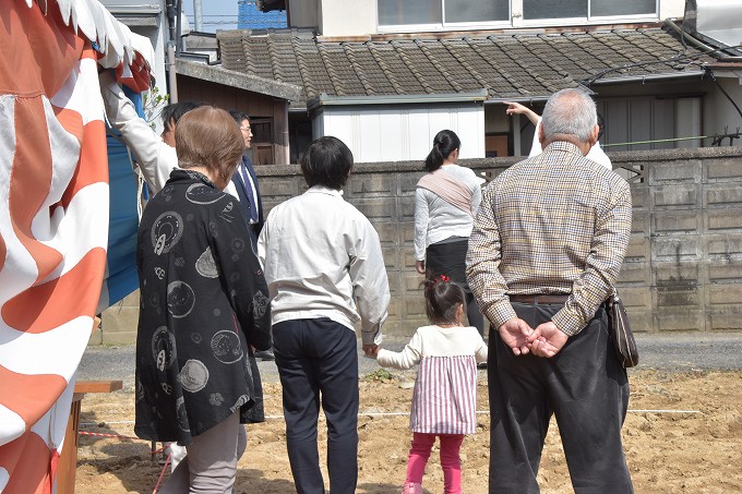 「宗像市田熊01」注文住宅現場リポート①【地鎮祭】