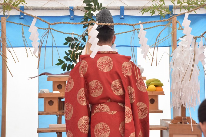 「宗像市田熊01」注文住宅現場リポート①【地鎮祭】