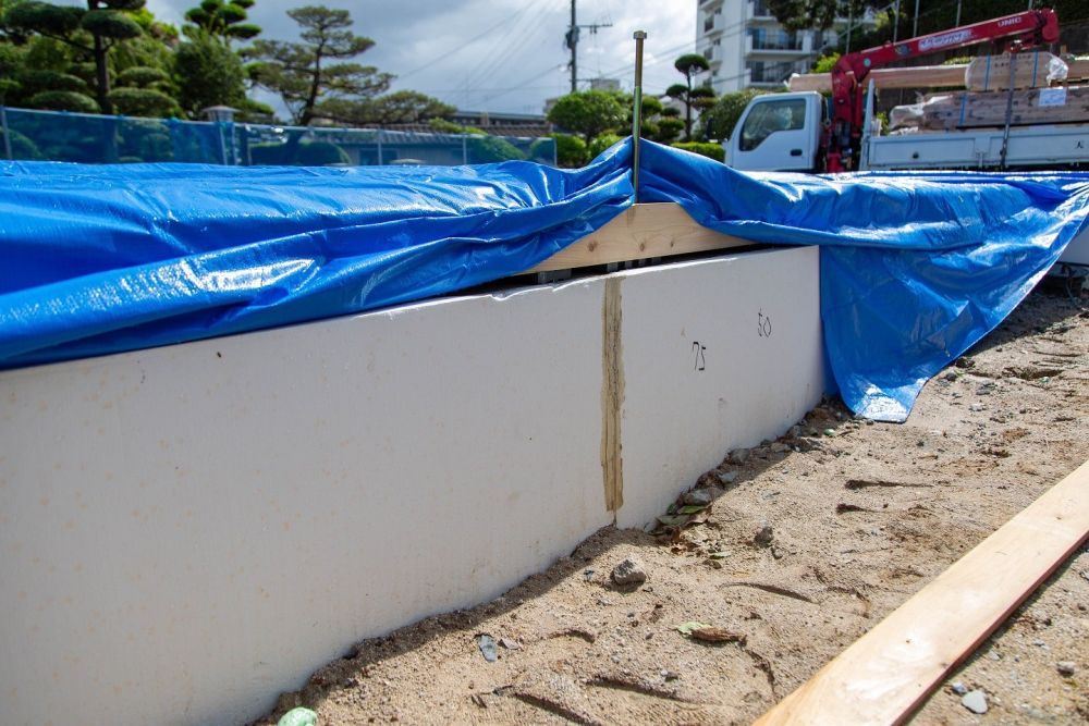 「福岡市南区19」注文住宅現場リポート④【木工事】【土台敷き】