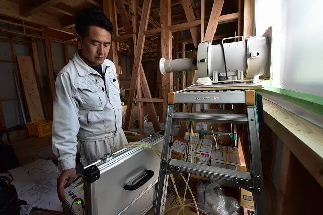 「福岡市南区16」注文住宅現場リポート⑦【気密検査】
